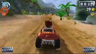 گیم پلی بازی beach buggy blitz
