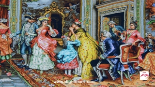 تابلو فرش فرانسوی وداع آخر - دیجی دکوری