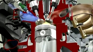 How engine works animation simulation