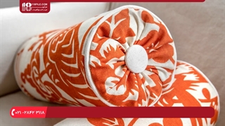 آموزش دوخت کاور مبل // دوخت پوشه برای کوسن استوانه ای