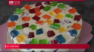 آموزش شیرینی پزی - طرز تهیه چیزکیک با ژله