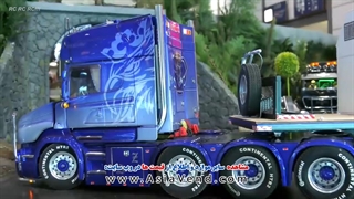 نمایشگاه کامیون های رادیو کنترلی دیدنی | فروشگاه آسیاوند