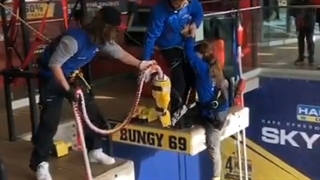 لحظه پر استرس پرش از ارتفاع، دانمارک | پرین پرواز