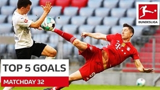 گل های برتر هفته 32 بوندسلیگا 2021