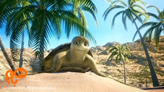 نمونه کار استودیو باهم: لاک پشت پرنده ( انتشارات ققنوس)