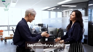 ویدئوی پشت صحنه ی روز تولد بم بم و سانمی در کمپانی آبیس + زیرنویس فارسی چسبیده