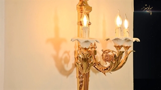 چراغ دیواری تزیینی پارس لوستر فراهانی 3 شعله