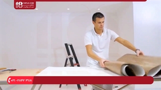 آموزش نصب کاغذ دیواری - نصب و اندازه گیری کاغذ دیواری