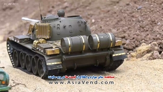 مانور نظامی با مدل های اسباب بازی کنترلی جالب