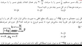 تحلیل سوالات فیزیک(دوازدهم) دومین آزمون فانوس علم(FanTest)