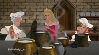 زیبای خفته دوبله موزیکال (enchanted tales)