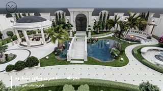 محوطه سازی ویلا در نشتارود شرکت مدرن ویلا