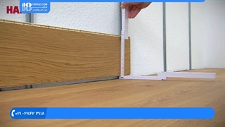 آموزش نصب پارکت و لمینت - نحوه اتصال لمینت برای دیوار