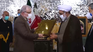 تقدیر وزیر بهداشت از آستان قدس رضوی به دلیل رعایت پروتکل های بهداشتی