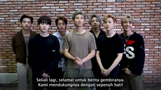 آپدیت توییتر Tokopedia با ویدیو مسیجی از BTS برای تبریک همکاری این برند با Gojek