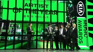 برنده شدن بی تی اس bts در قسمت Artist Of The Year مراسم Melon Music Awards 2019