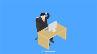 کاراکتر موشن گرافیک مرد Isometric People