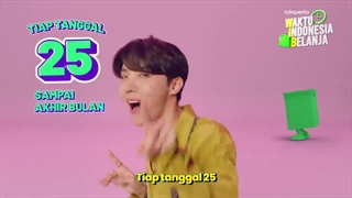 آپدیت توییترTokopedia با ویدیوی تبلیغاتی از جی هوپ