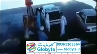 سرقت عجیب پژو پارس در پمپ بنزین
