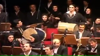 فیلم اجرای سمفونی هشت سال دفاع مقدس و آزادی خرمشهر توسط مجید انتظامی