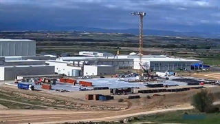 ویدیوی مراحل ساخت مرتفع‌ترین سردخانه در اروپا