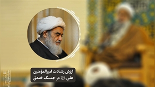 ارزش رشادت امیرالمؤمنین«ع» در جنگ خندق(آیت الله العظمی مظاهری)