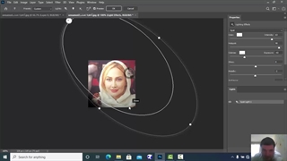 افکت تابش نور در فتوشاپ بهمن جولایی