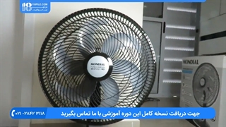 آموزش تعمیر پنکه رومیزی - نحوه راه اندازی و نصب قطعات پنکه توربو شش پره