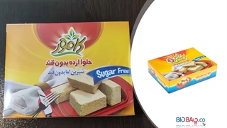 حلوا ارده بدون قند کامور مقدار 170 گرم