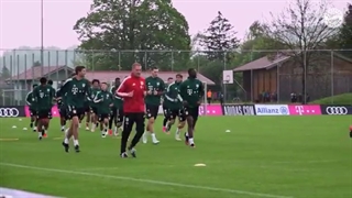 پشت صحنه تمرینات بایرن مونیخ