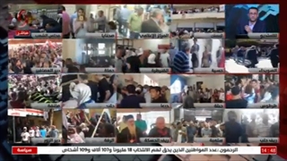 موفدة الإخباریة السوریة إلى صحنایا أریج فرزلی ونقل أجواء العملیة الانتخابیة