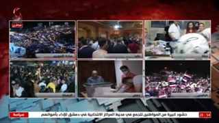 حمص - حی الوعر ...  استمرار توافد الناخبین للمشارکة فی العملیة الإنتخابیة