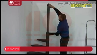 آموزش نصب نرده استیل - نصب راه پله و حفاظ مارپیچ