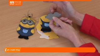 آموزش نمد دوزی - آموزش دوخت جا کلیدی مینیون