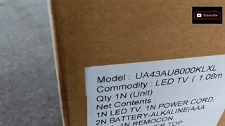 تلویزیون 43 اینچ سامسونگ 43AU8000 در ماردین کالا