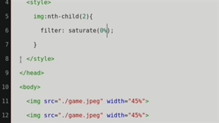 آموزش saturate(), hue-rotate(), invert() در css3