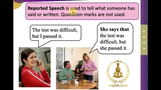 آموزش زبان انگلیسی: آموزش گرامر متوسطه Reported Speech