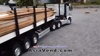 تریلی مرسدس بنز کنترلی اسباب بازی برند هرکولس هابی آسیاوند