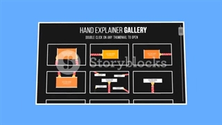 کیت ابزار موشن گرافیک حرکت دست Hand Explainer Kit