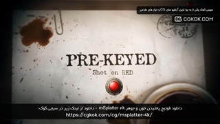 دانلود فوتیج پاشیدن خون و جوهر mSplatter 4k