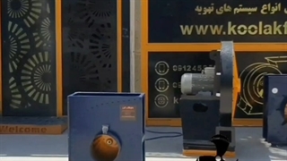 تست سانتریفیوژ 1.1 kw 1.5اسب محصول از #شرکت کولاک فن