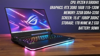 بررسی لپ تاپ ASUS Scar 15 Gaming Laptop در پنج دقیقه