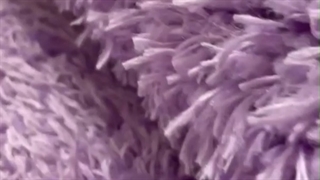 ویدئو جذاب فرش شگی  پرزبلند بنفش