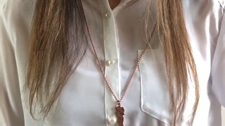 ست دستبند و انگشتر مسی گل برشی کد JW188.2