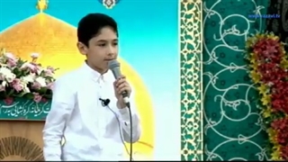 دکلمه خوانی نوجوان مهدی بهروزیان