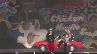 اجرای اهنگchicken noodle soupبا حضور همه اعضا در دومین روز ماستر