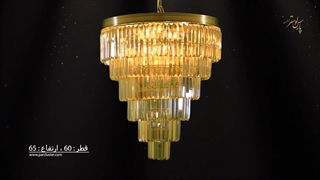 لوستر جدید کریستالی خرید مستقیم و بدونه واسطه از کارخانه