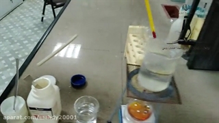 اثر دما بر انحلال پذیری نمک ها در آب