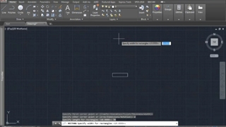 Rectangel و polygan در اتوکد