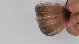 ترکیب رنگ مو خرمایی فندقی